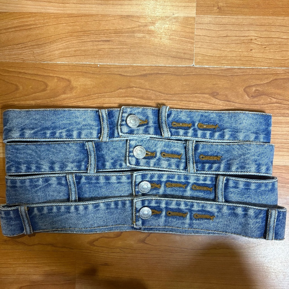 Zara Denim Sash Waistline Belt 30